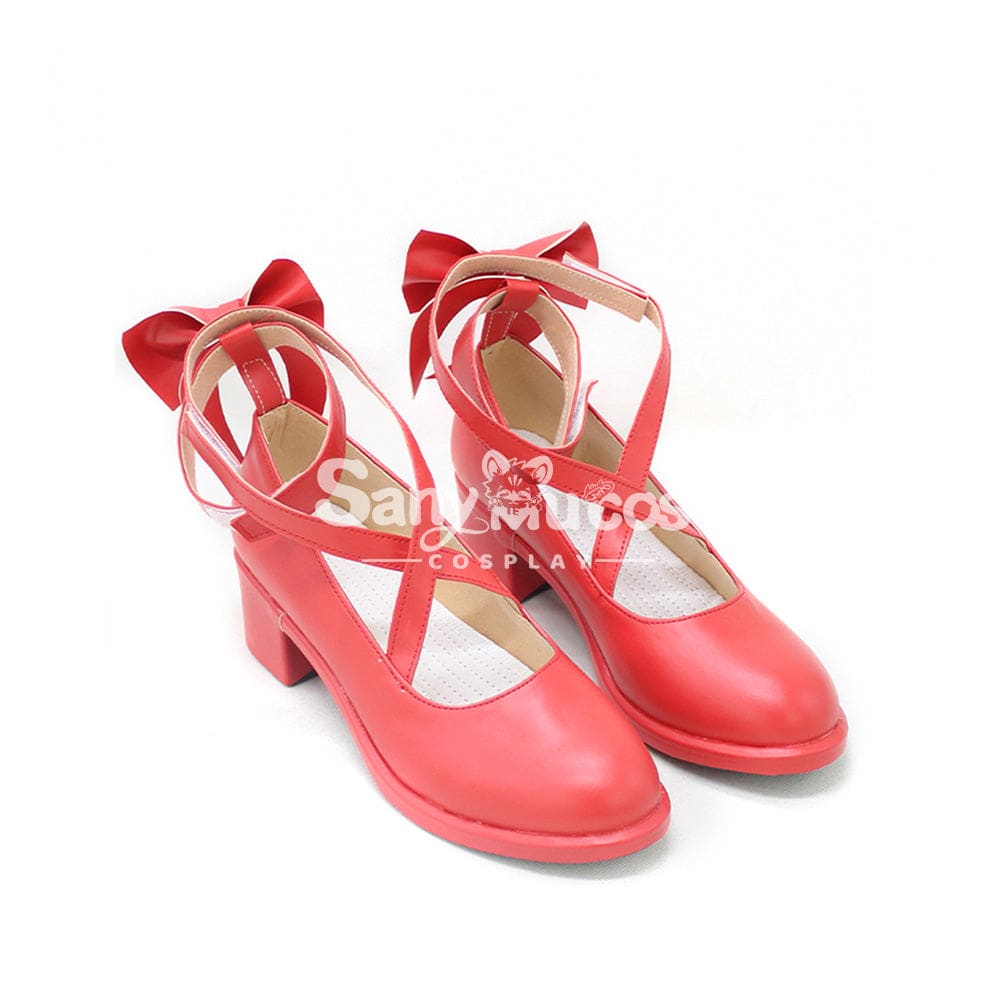 Anime Puella Magi Madoka Magica Cosplay Kaname Shoes Boots