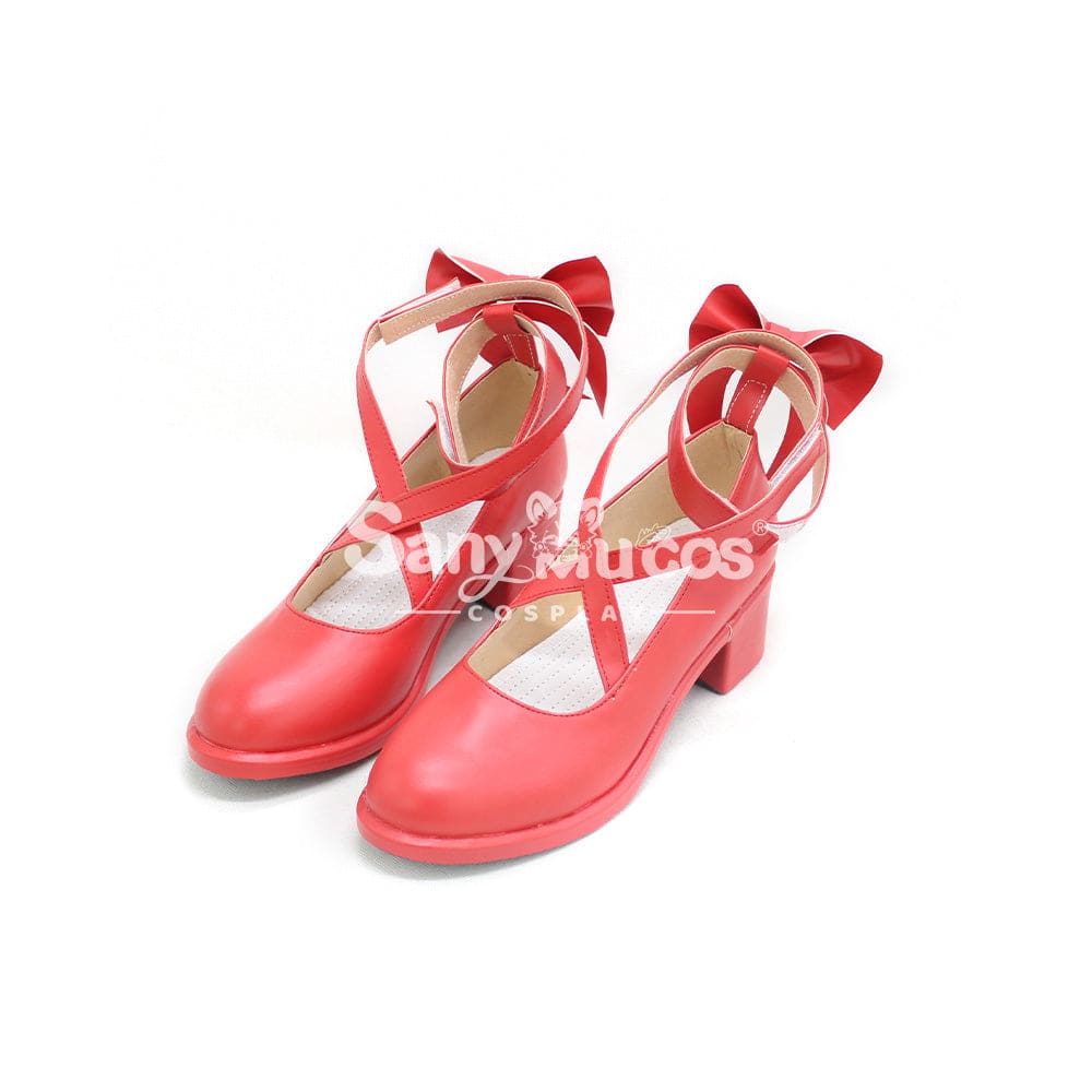 Anime Puella Magi Madoka Magica Cosplay Kaname Shoes Boots