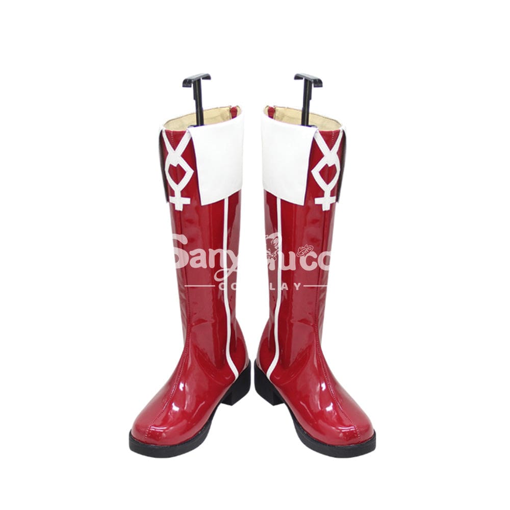 Anime Puella Magi Madoka Magica Cosplay Sakura Kyouko Shoes Boots