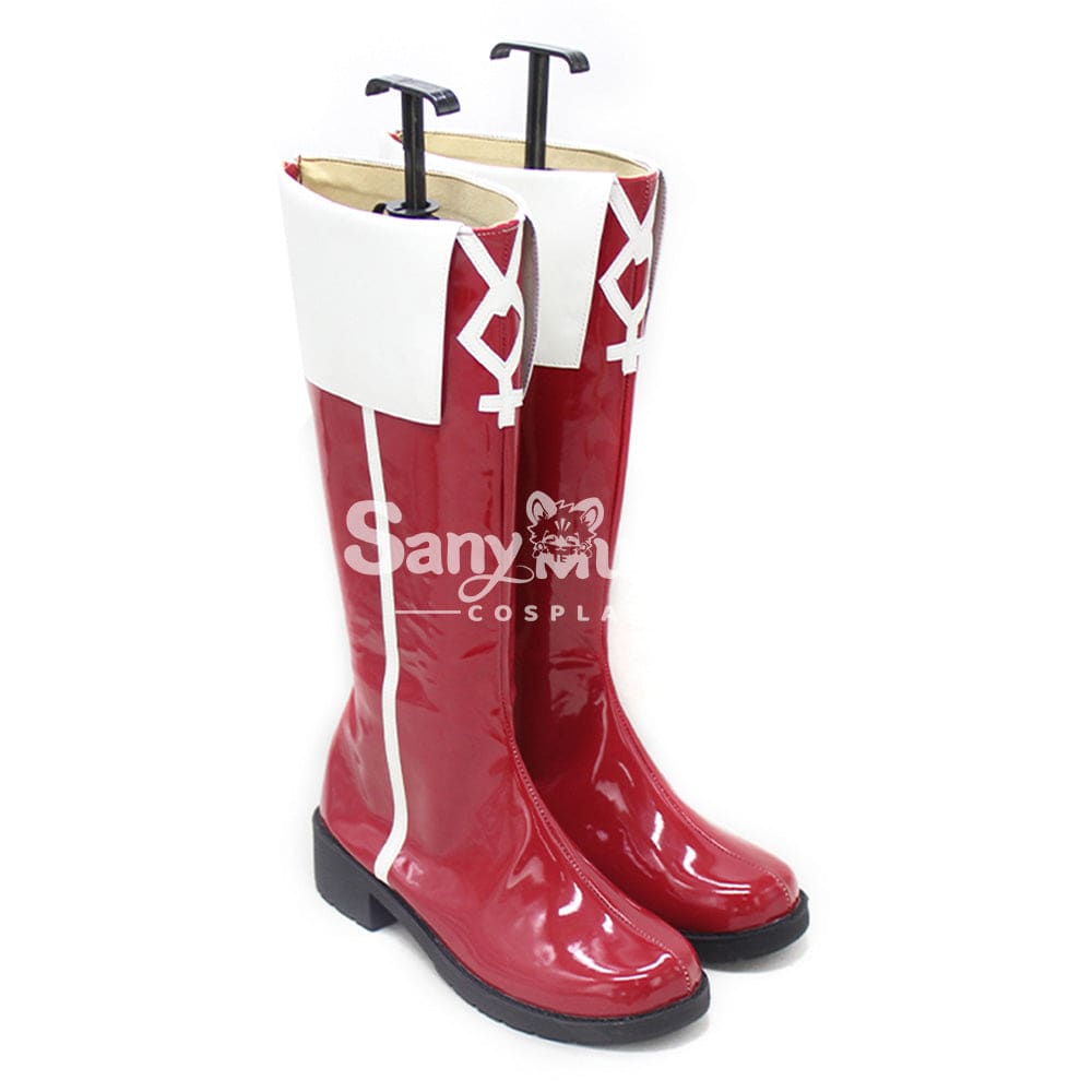 Anime Puella Magi Madoka Magica Cosplay Sakura Kyouko Shoes Boots