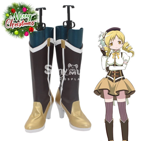 Anime Puella Magi Madoka Magica Cosplay Tomoe Mami Shoes Boots 1000