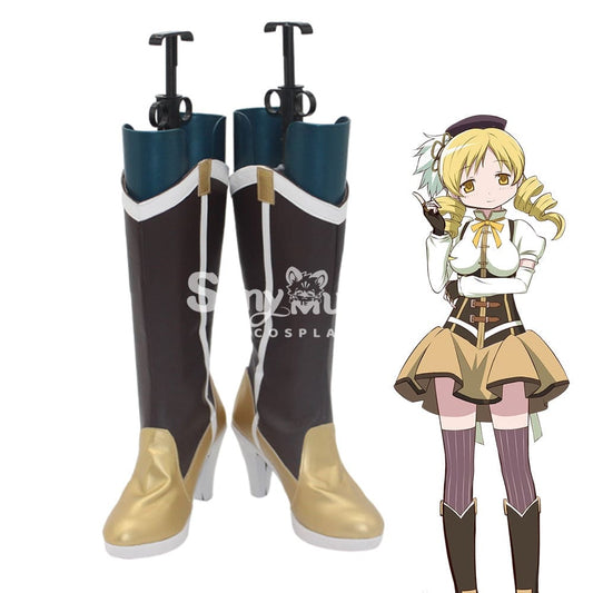 Anime Puella Magi Madoka Magica Cosplay Tomoe Mami Shoes Boots 1000