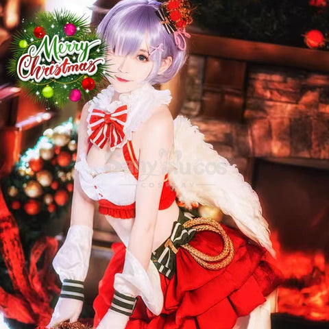 Anime Re Zero Cosplay Ram/Rem Christmas Costume Costumes