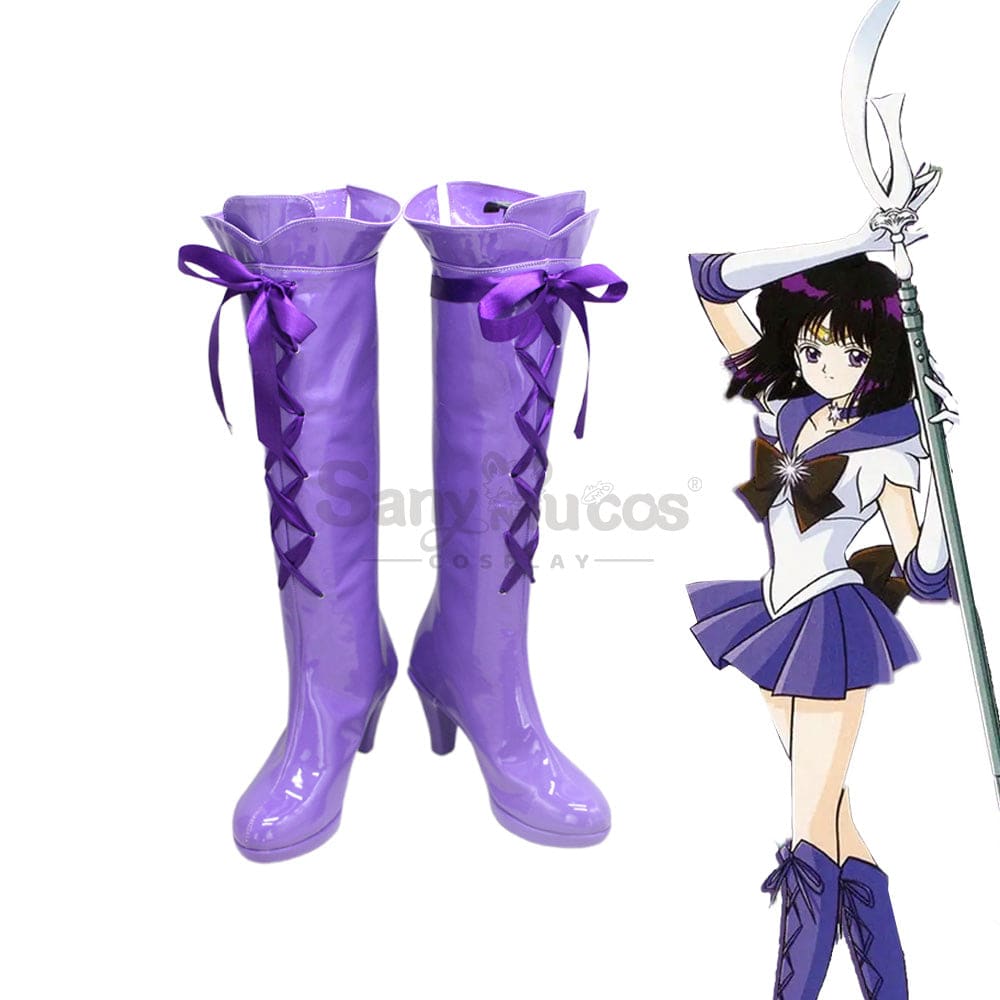 Anime Sailor Moon Cosplay Saturn Hotaru Tomoe Shoes Boots