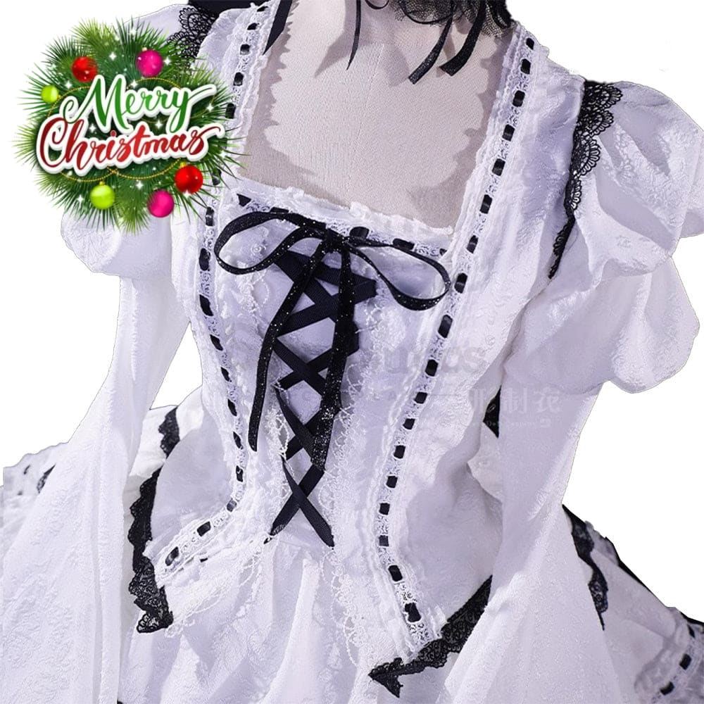 Anime Shugo Chara! Cosplay Tsukiyomi Utau White Costume Costumes