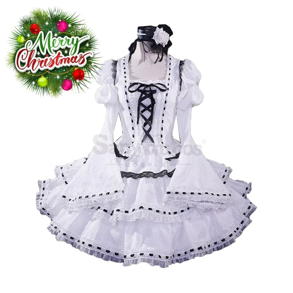 Anime Shugo Chara! Cosplay Tsukiyomi Utau White Costume Costumes