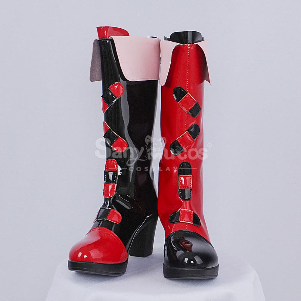 Anime Suicide Squad Isekai Cosplay Harley Quinn Shoes Boots