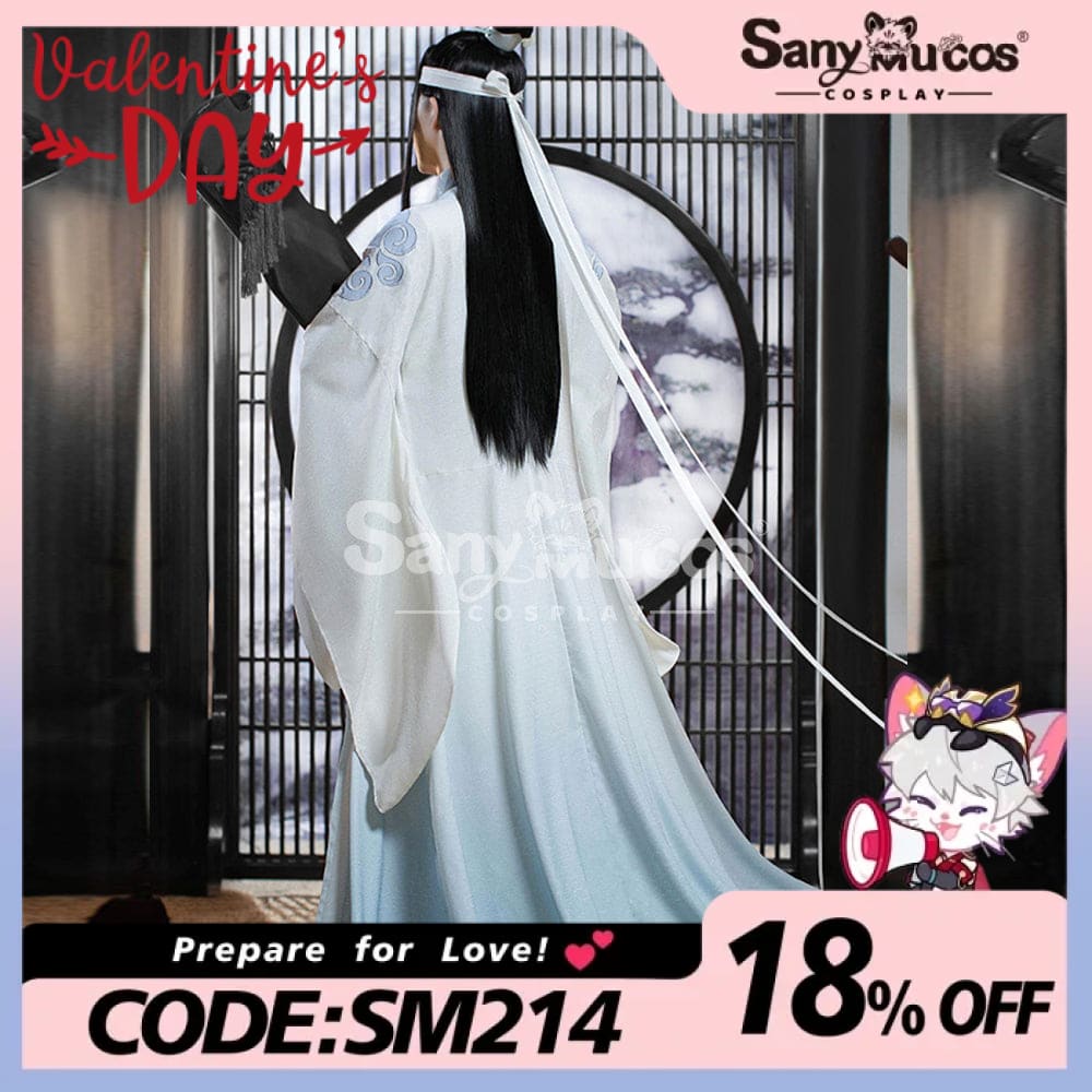 Anime The Grandmaster Of Demonic Cultivation (Mo Dao Zu Shi) Cosplay Adult Lan Wangji Costume