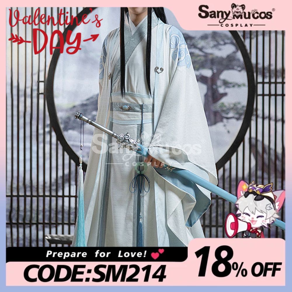 Anime The Grandmaster Of Demonic Cultivation (Mo Dao Zu Shi) Cosplay Adult Lan Wangji Costume