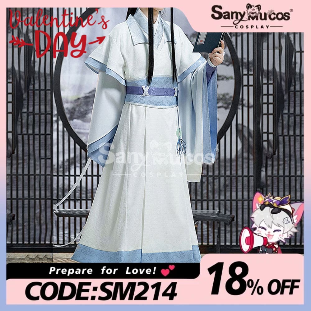 Anime The Grandmaster Of Demonic Cultivation (Mo Dao Zu Shi) Cosplay Teenager Lan Wangji Costume