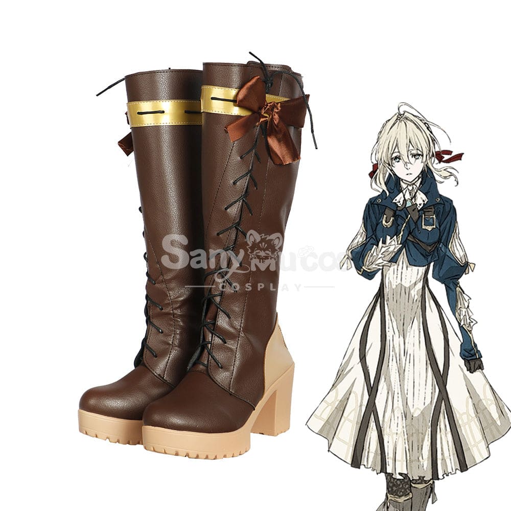 Anime Violet Evergarden Cosplay Shoes Boots