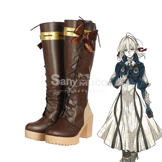 Anime Violet Evergarden Cosplay Shoes Boots 1000