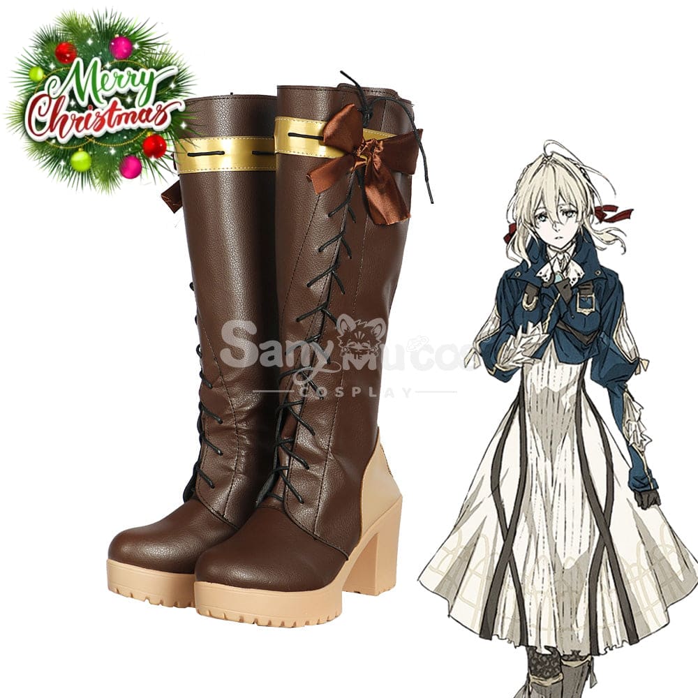 Anime Violet Evergarden Cosplay Shoes Boots
