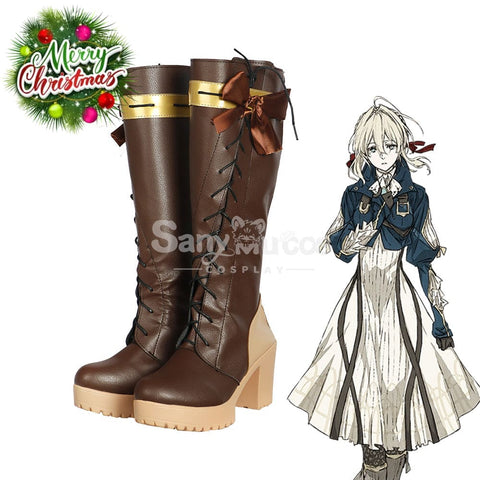 Anime Violet Evergarden Cosplay Shoes Boots