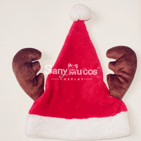 【In Stock】Christmas Cosplay Antlers Santa Hat Cosplay Props
