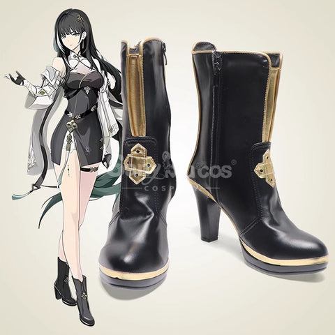 Game Wuthering Waves Cosplay Baizhi Cosplay Shoes