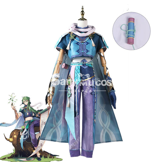 【In Stock】Game Genshin Impact Cosplay Baizhu Cosplay Costume Plus Size 1000