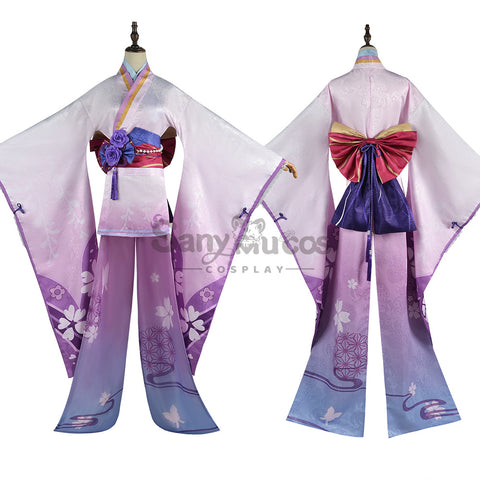 【In Stock】Game Genshin Impact Cosplay Baal Kimono Cosplay Costume Plus Size
