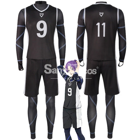 【In Stock】Anime BLUE LOCK Cosplay Team V Football Jersey Cosplay Costume