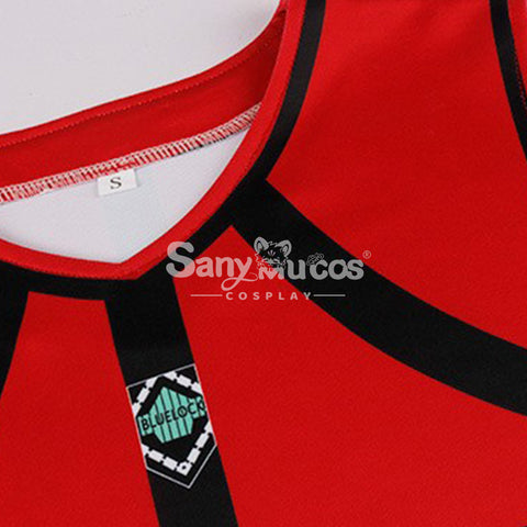 【In Stock】Anime BLUE LOCK Cosplay Team Red Football Jersey Cosplay Costume
