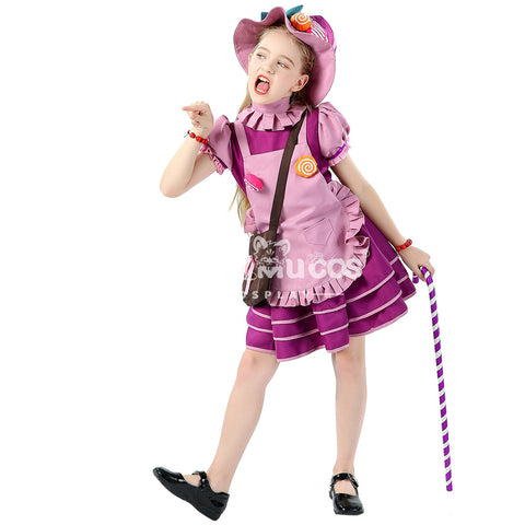 【In Stock】Halloween Cosplay Candy Witches Cosplay Costume Kid Size
