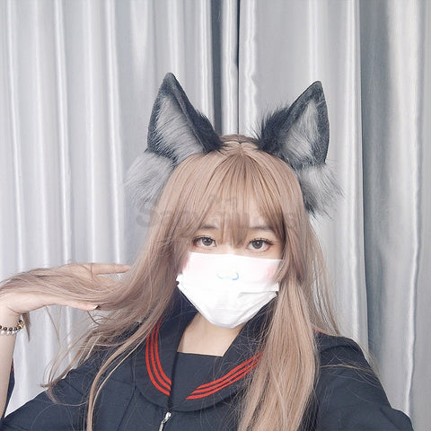 【In Stock】Wolf Ears Hairband Cosplay Props