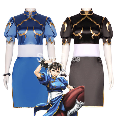【In Stock】Game Street Fighter Cosplay Chun-Li Cosplay Costume Plus Size