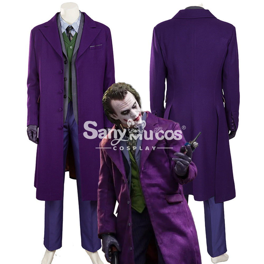 Movie The Dark Knight Cosplay Joker Cosplay Costume Premium Edition