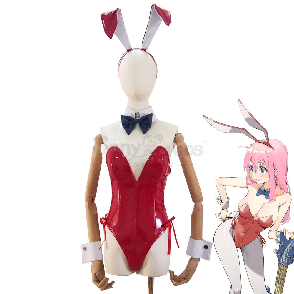 【Custom-Tailor】Anime Bocchi The Rock! Cosplay Bunny Girl Hitori Gotoh Costume Swimsuit Costumes