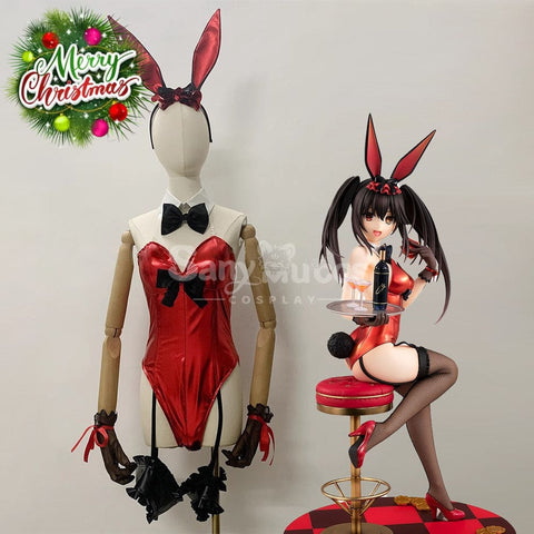【Custom-Tailor】Anime Date A Live Cosplay Tkurumi Tokisaki Bunny Girl Costume Costumes