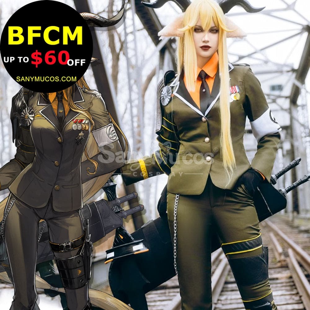 【Custom-Tailor】Game Arknights Cosplay Degenbrecher Costume Cosplay Costumes