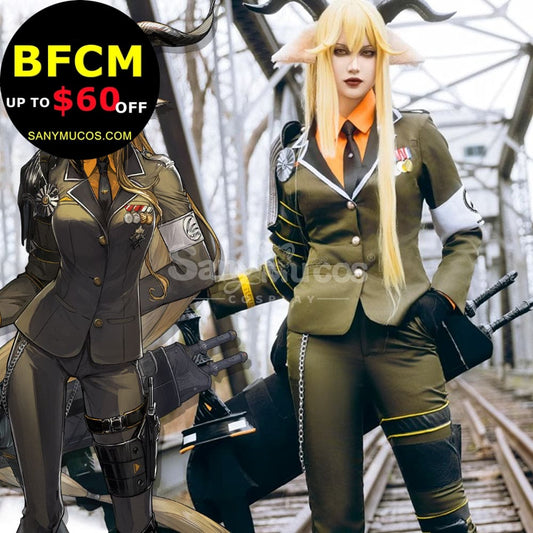 【Custom-Tailor】Game Arknights Cosplay Degenbrecher Costume Cosplay Costumes 1000