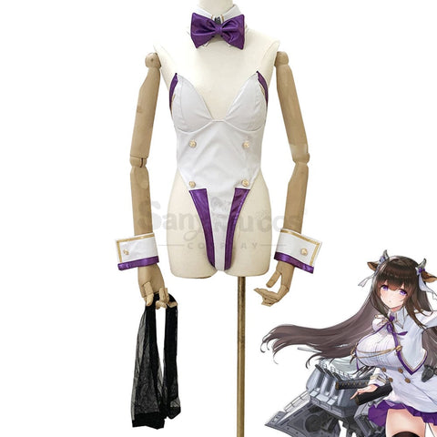 【Custom-Tailor】Game Azur Lane Cosplay Bunny Girl Kashino Costume Swimsuit Costumes