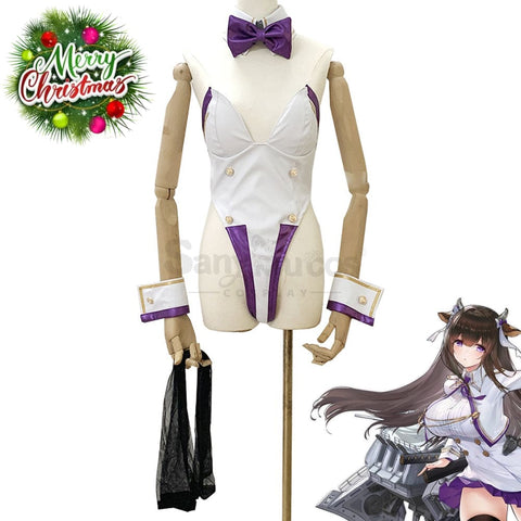 【Custom-Tailor】Game Azur Lane Cosplay Bunny Girl Kashino Costume Swimsuit Costumes