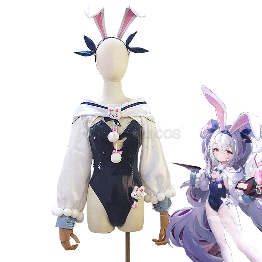 【Custom-Tailor】Game Azur Lane Cosplay Bunny Girl Uss Laffey Costume Swimsuit Costumes