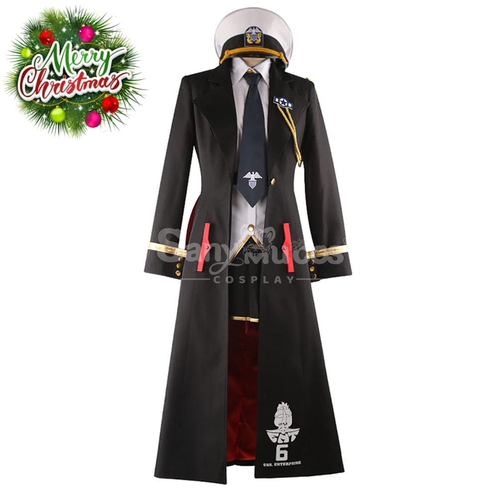 【Custom-Tailor】Game Azur Lane Cosplay Uss Enterprise Costume Costumes