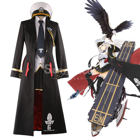 【Custom-Tailor】Game Azur Lane Cosplay Uss Enterprise Costume Costumes