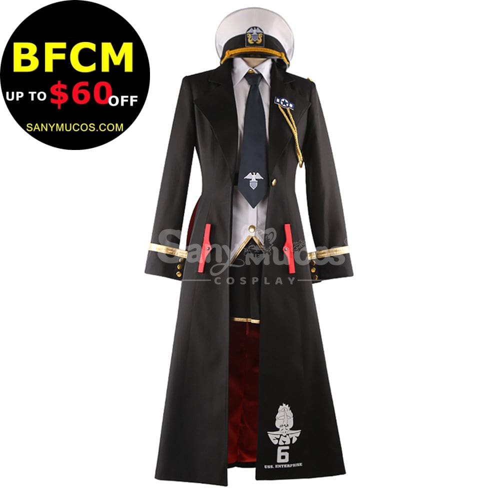 【Custom-Tailor】Game Azur Lane Cosplay Uss Enterprise Costume Costumes