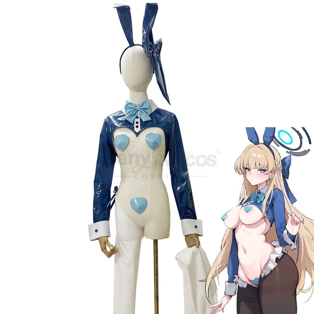 【Custom-Tailor】Game Blue Archive Cosplay Bunny Girl Asuma Toki Costume Sexy Edition Swimsuit