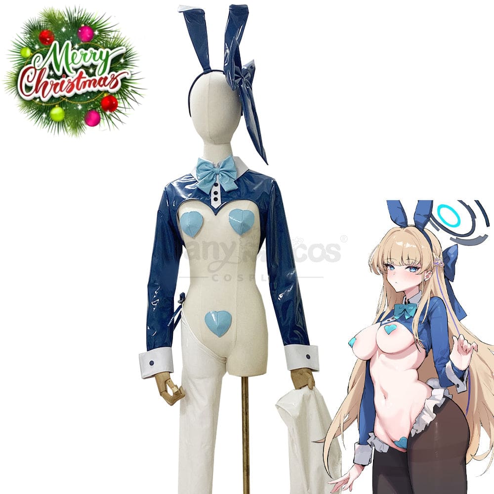 【Custom-Tailor】Game Blue Archive Cosplay Bunny Girl Asuma Toki Costume Sexy Edition Swimsuit