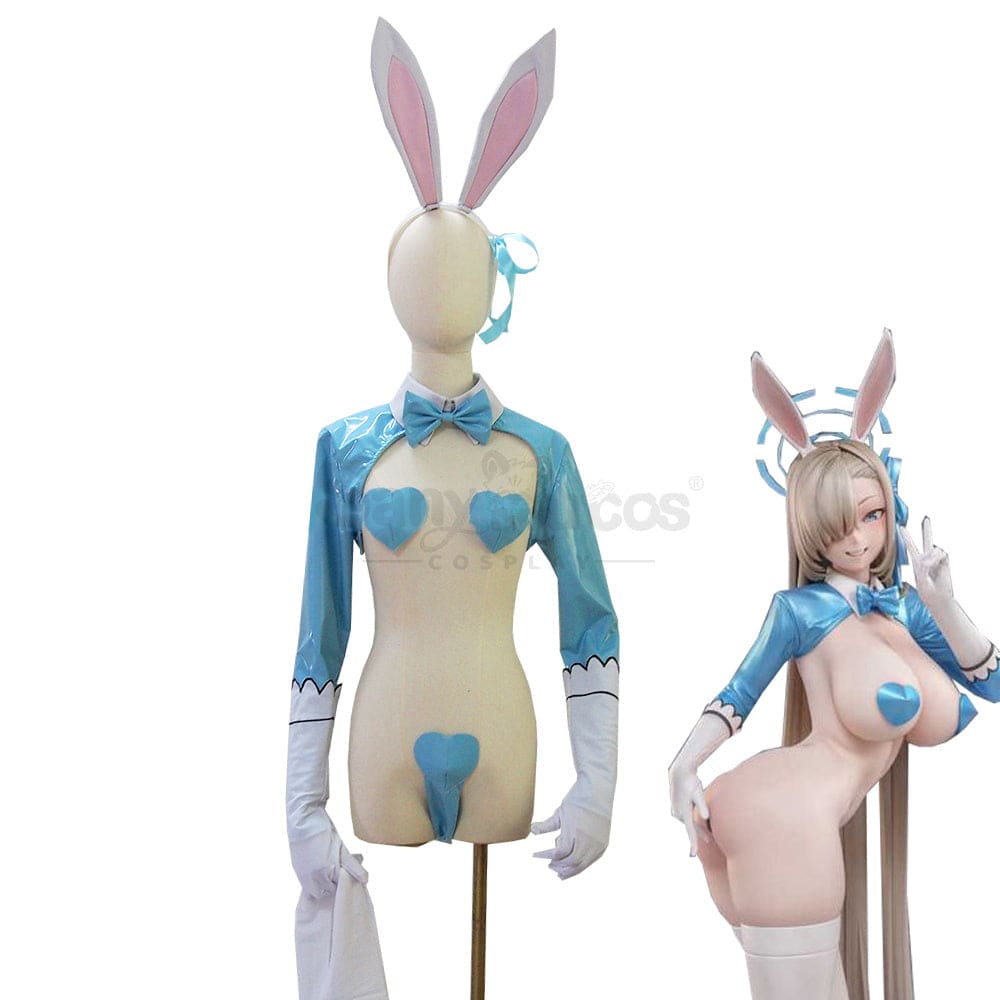 【Custom-Tailor】Game Blue Archive Cosplay Bunny Girl Ichinose Asuna Costume Swimsuit Sexy