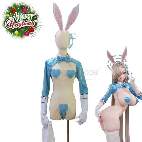 【Custom-Tailor】Game Blue Archive Cosplay Bunny Girl Ichinose Asuna Costume Swimsuit Sexy