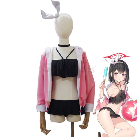 【Custom-Tailor】Game Blue Archive Cosplay Shizuyama Mashiro Swimsuit Costume Costumes