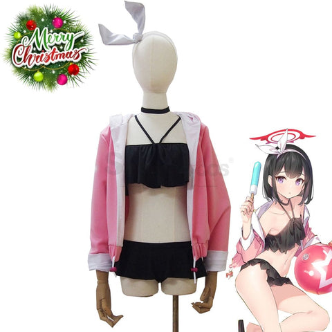 【Custom-Tailor】Game Blue Archive Cosplay Shizuyama Mashiro Swimsuit Costume Costumes