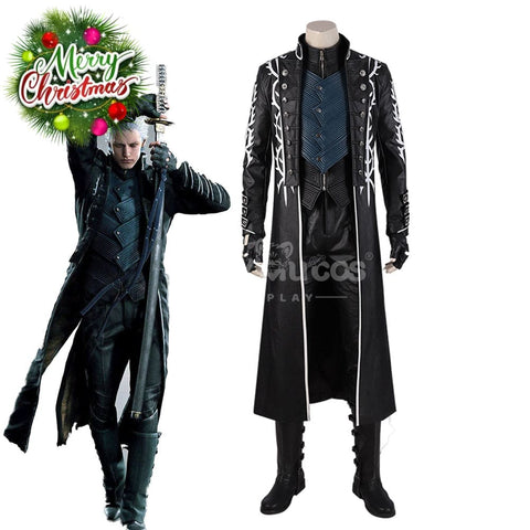 【Custom-Tailor】Game Devil May Cry 5 Cosplay Vergil Cosplay Costume Premium Edition Cosplay Costumes