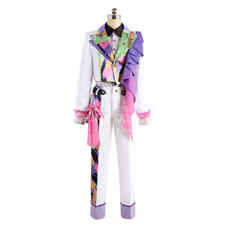 【Custom-Tailor】Game Ensemble Stars Cosplay 8Th Anniversary Costume Purple & Pink / Xs Male Costumes