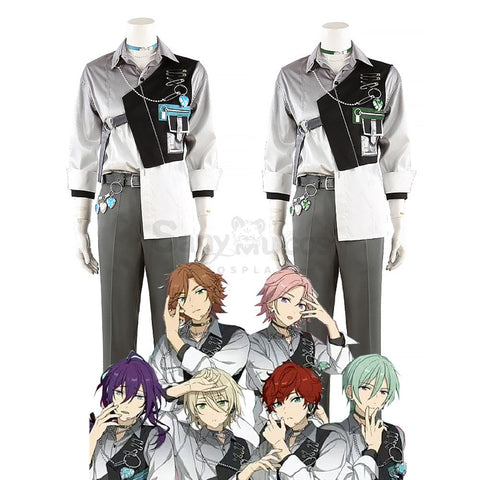 【Custom-Tailor】Game Ensemble Stars Cosplay Alkaloid & Double Face - ’Yoru Ni Kakeru’ Cover