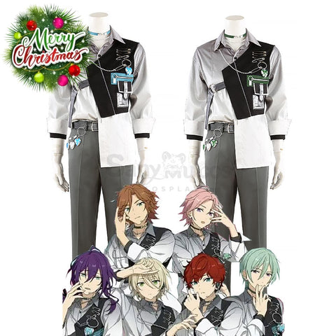 【Custom-Tailor】Game Ensemble Stars Cosplay Alkaloid & Double Face - ’Yoru Ni Kakeru’ Cover