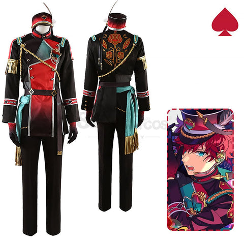 【Custom-Tailor】Game Ensemble Stars Cosplay Alkaloid Playing Cards Costume Hiiro Amagi / Xs Male