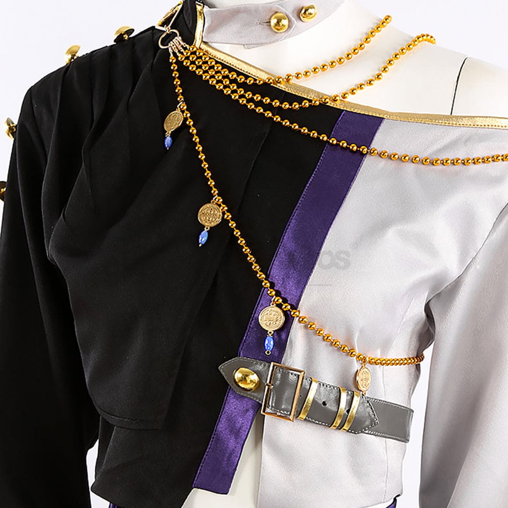 【Custom-Tailor】Game Ensemble Stars Cosplay Black Panther Scent Arashi Narukami Costume Costumes